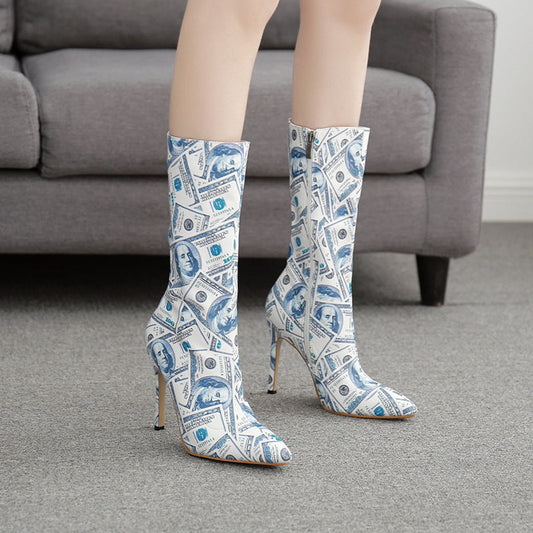 Francesca – Bottes Stiletto à Talons Hauts