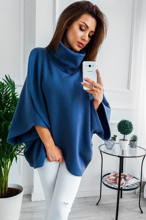 Natalie – Pull-over Femme avec Coupe Longue