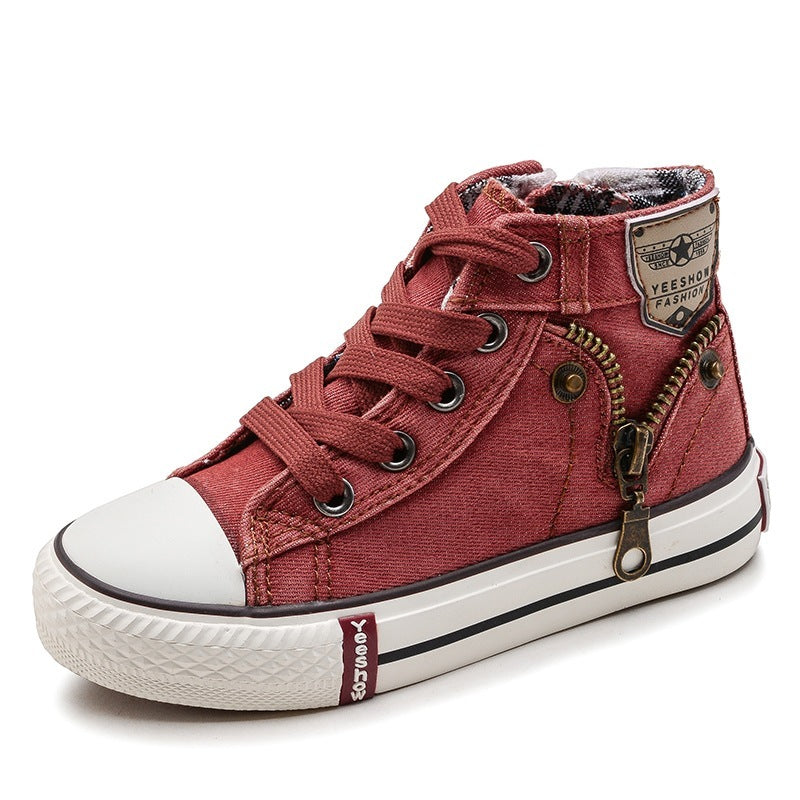Megan – Baskets en Denim Respirantes pour Enfants