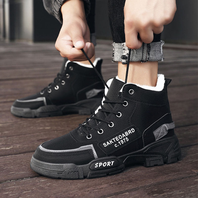 Tristan – Bottes d'hiver avec doublure en peluche pour homme