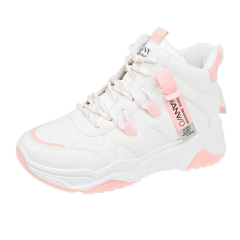 Rebecca – Baskets Montantes Blanches pour Femmes