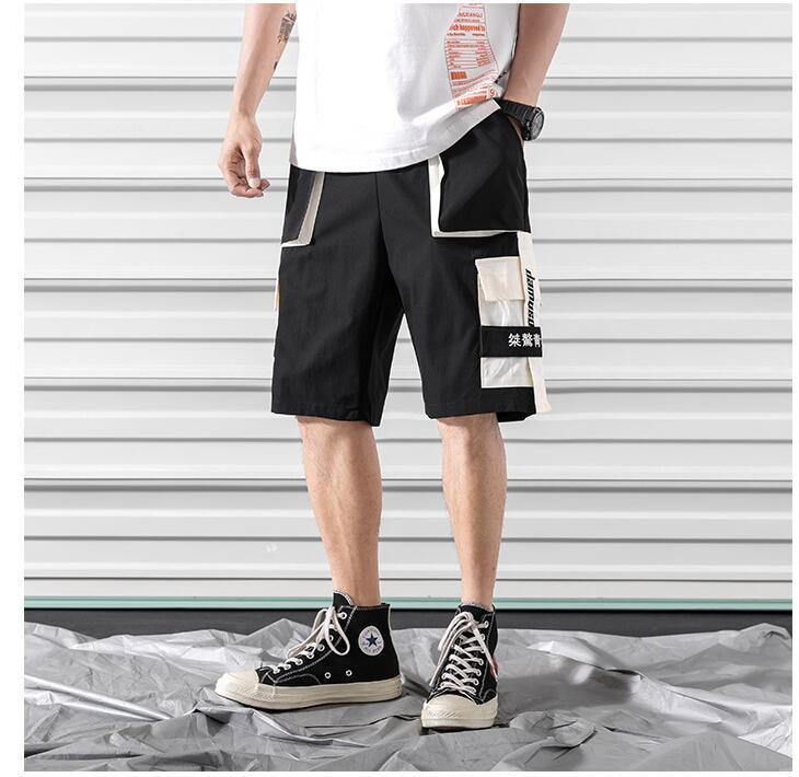 Danny – Bequeme schwarze Hip-Hop-Shorts für Herren