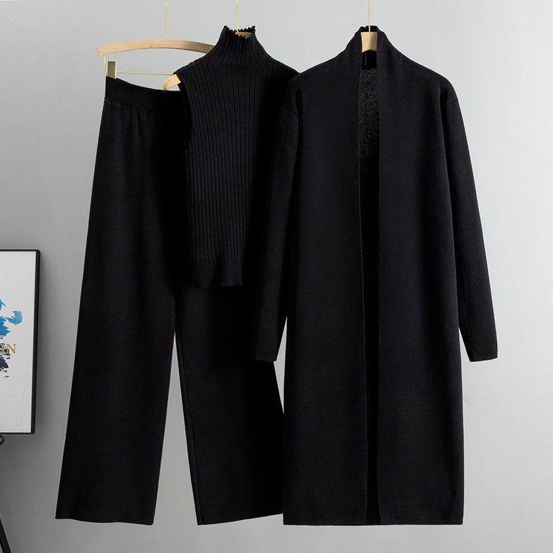 Tanya – Ensemble en Tricot avec Veste, Cardigan et Pantalon