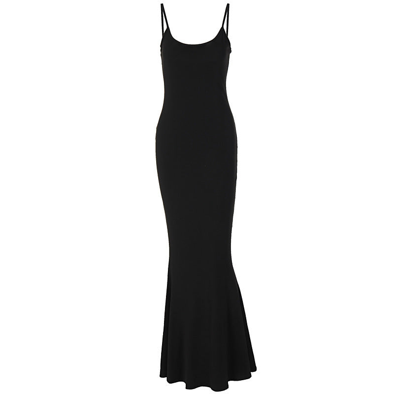 Sharon – Robe Longue Étroite Sans Bretelles Sexy pour Femmes