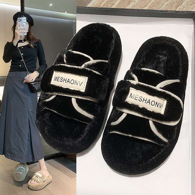 Adele – Mocassins plateforme à scratch