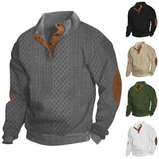 Mark – Langärmliger Jacquard Strickpullover