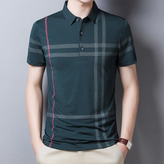 Wesley – Polo d'été pour hommes avec motif à rayures