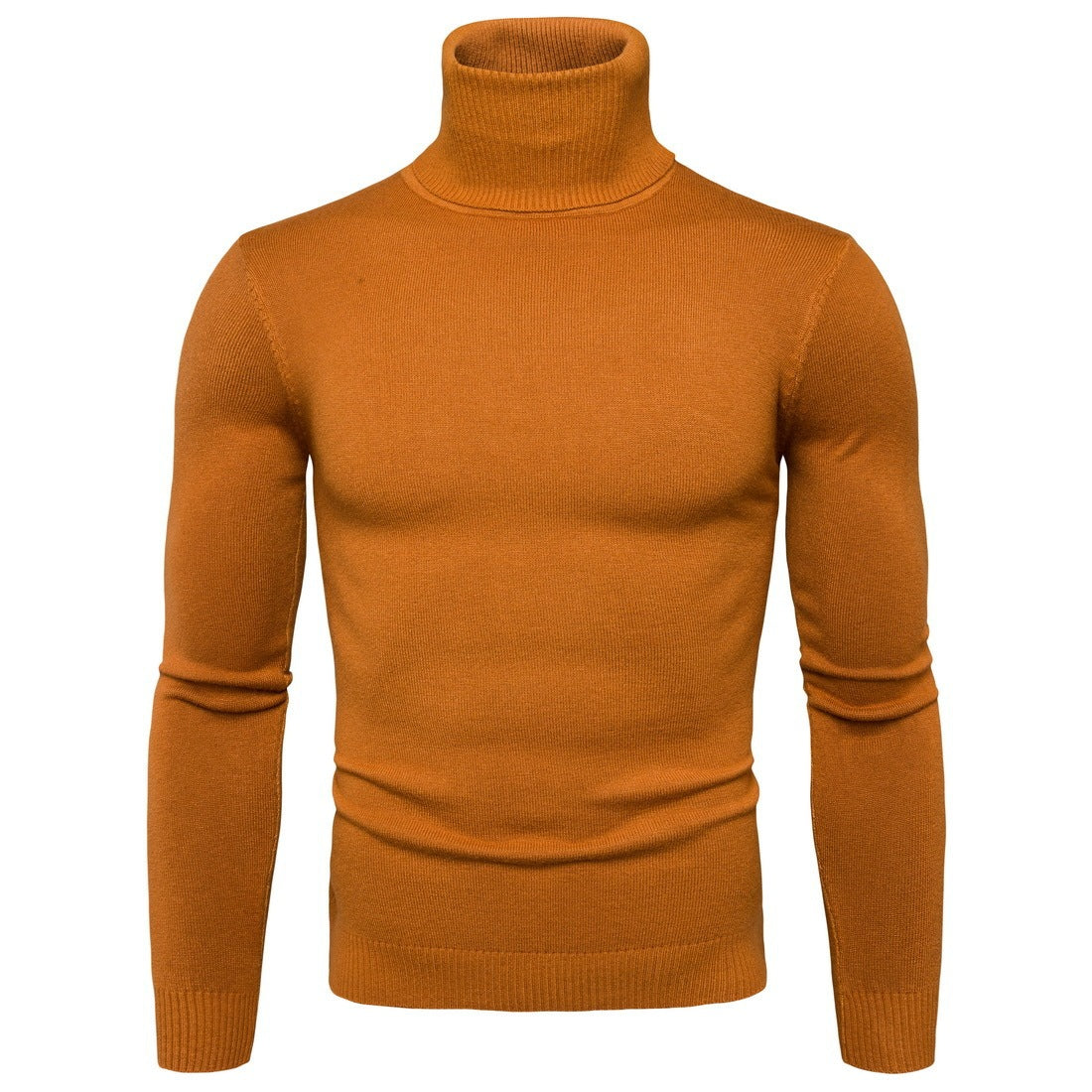 George – Schmaler Thermo-Turtleneck Pullover für Herren in einfarbigen Designs