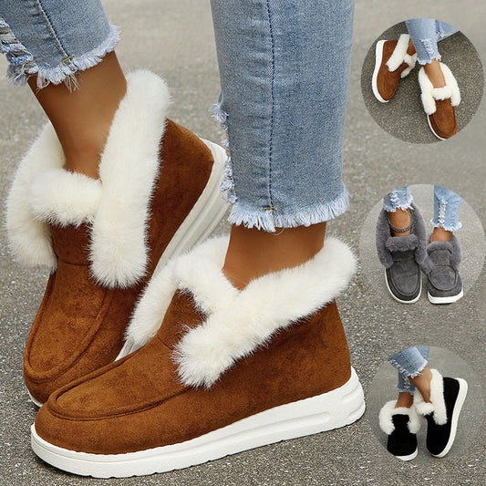 Marion – Bottes d'hiver chaudes avec doublure en peluche pour femmes