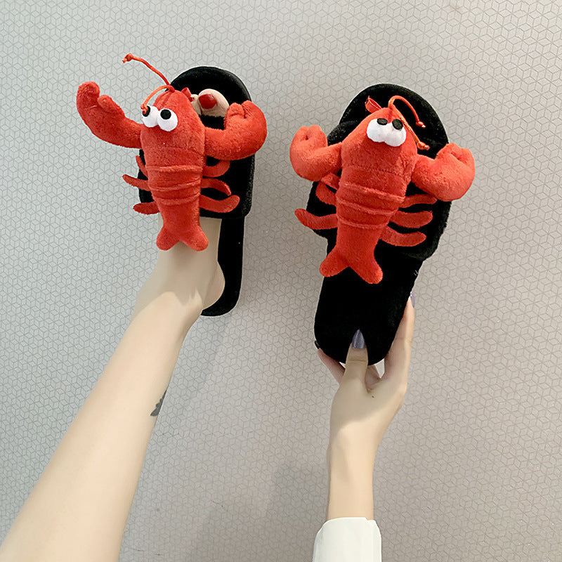 Lisa – Chaussons en Coton à Motif Crabe