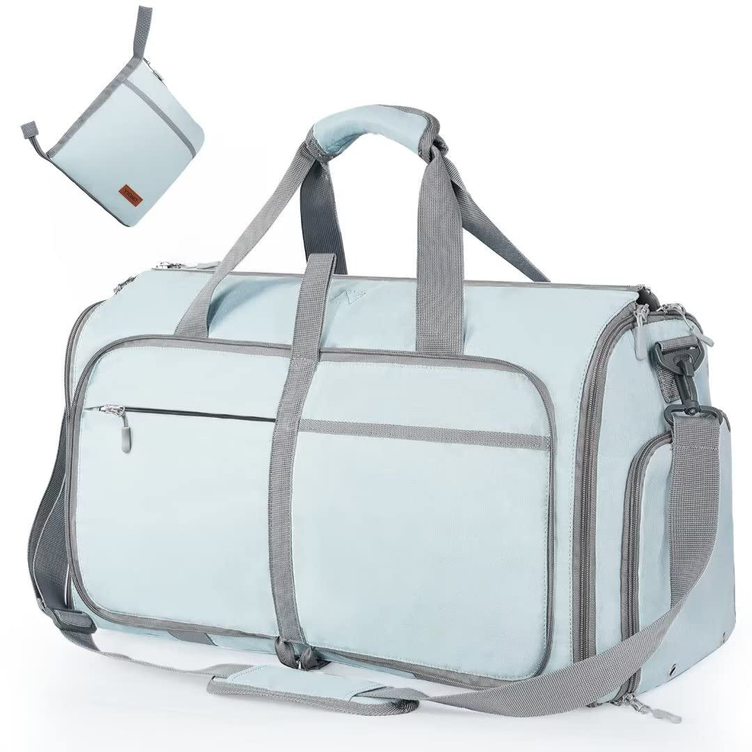 Emma – Grande Capacité Sac de Voyage Duffle pour Femmes, Sac à Costume Pliable, Imperméable