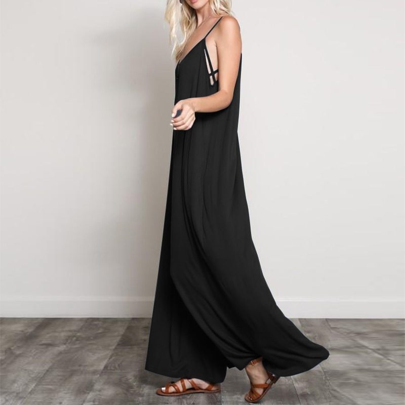 Jade – Jumpsuit d'été avec col en V pour femme
