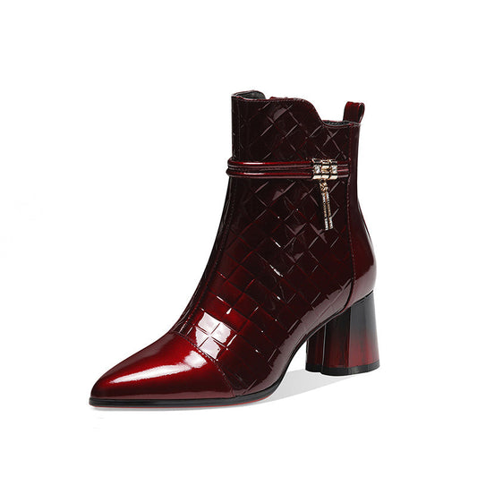 Sophia – Bottines élégantes à talon haut avec doublure chaude