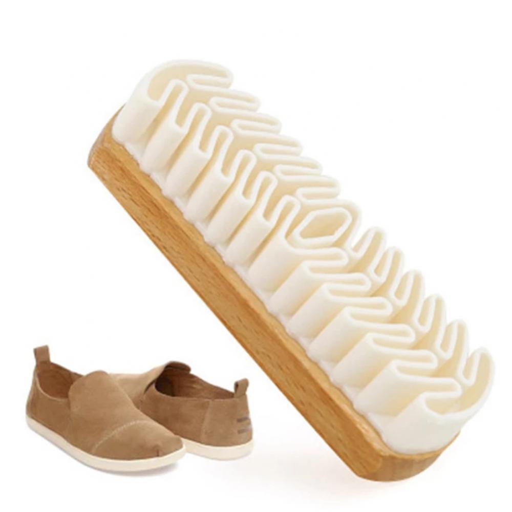 Gillian – Brosse de Nettoyage en Suède Vegan Premium pour Chaussures