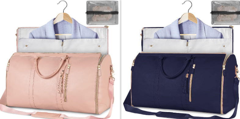 Emma – Grande Capacité Sac de Voyage Duffle pour Femmes, Sac à Costume Pliable, Imperméable