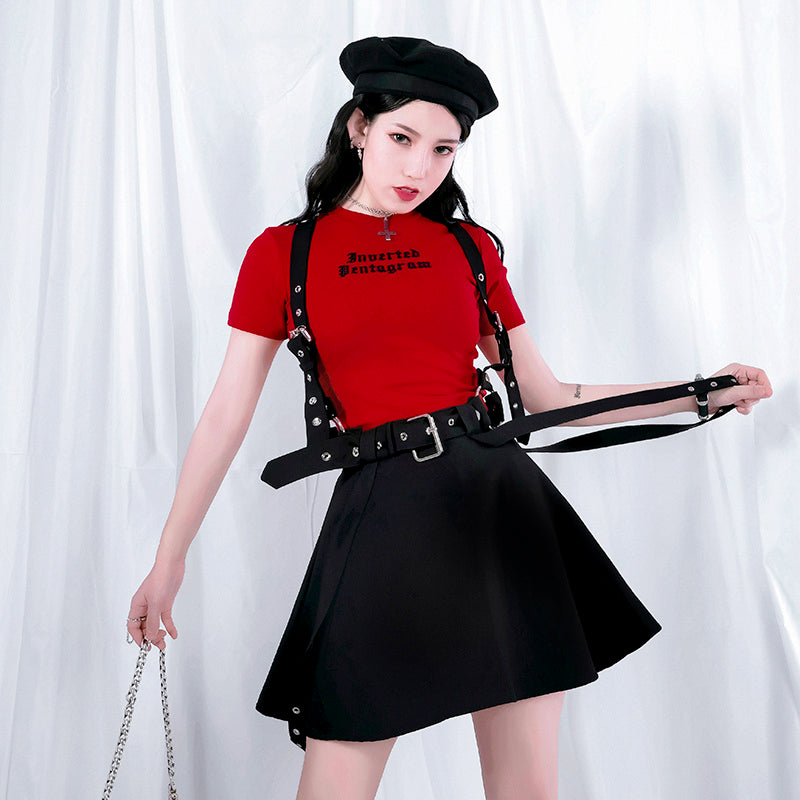 Chelsea – Robe Punkrock-Métal avec trois styles de port