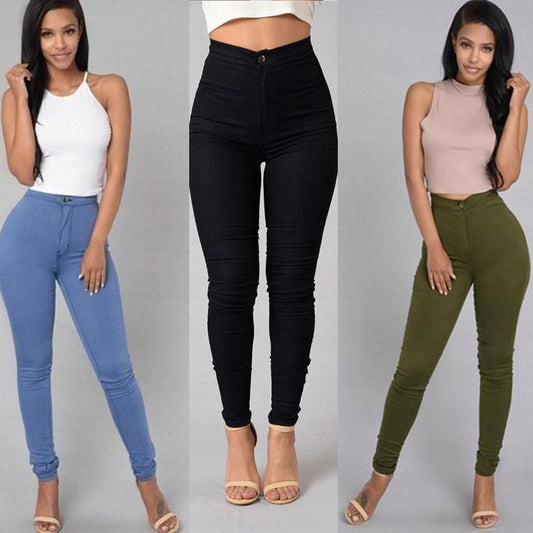 Stephanie – Leggings colorées pour femmes à taille haute