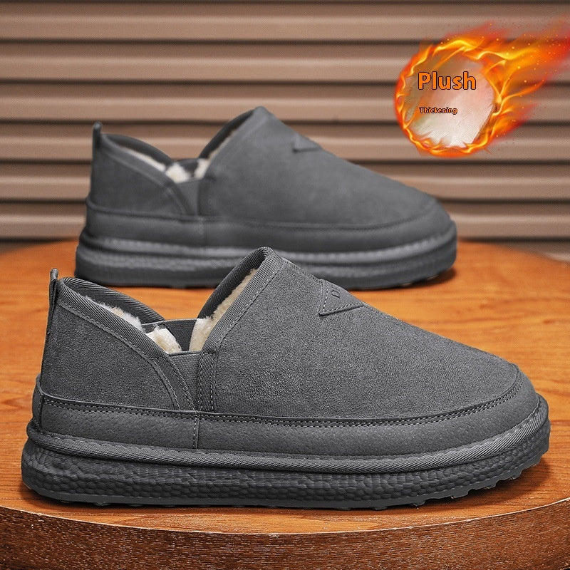 Calvin – Bottes d'hiver pour hommes en suédine vegan premium