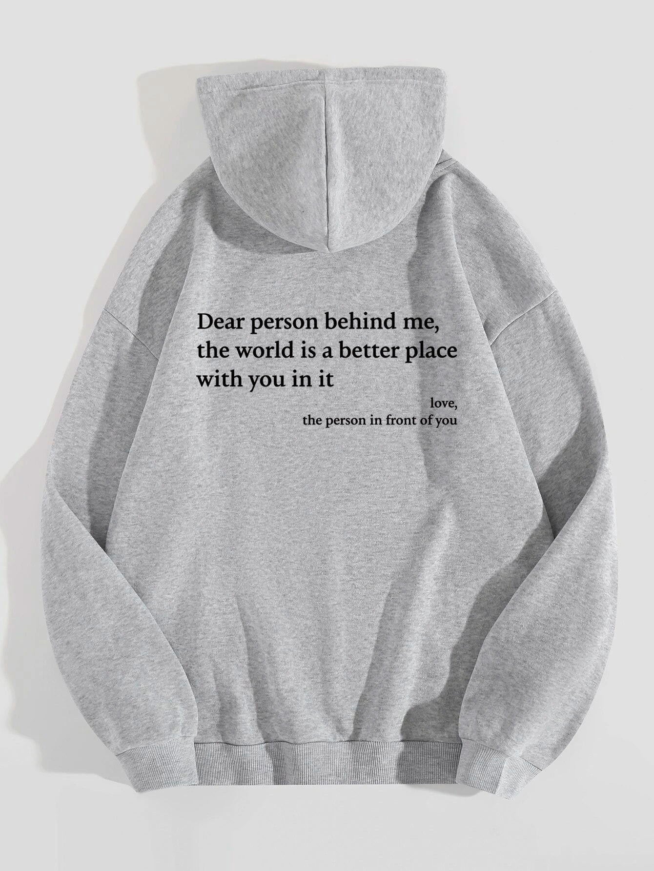 Brenda – Hoodie en peluche pour femmes avec poche kangourou et imprimé