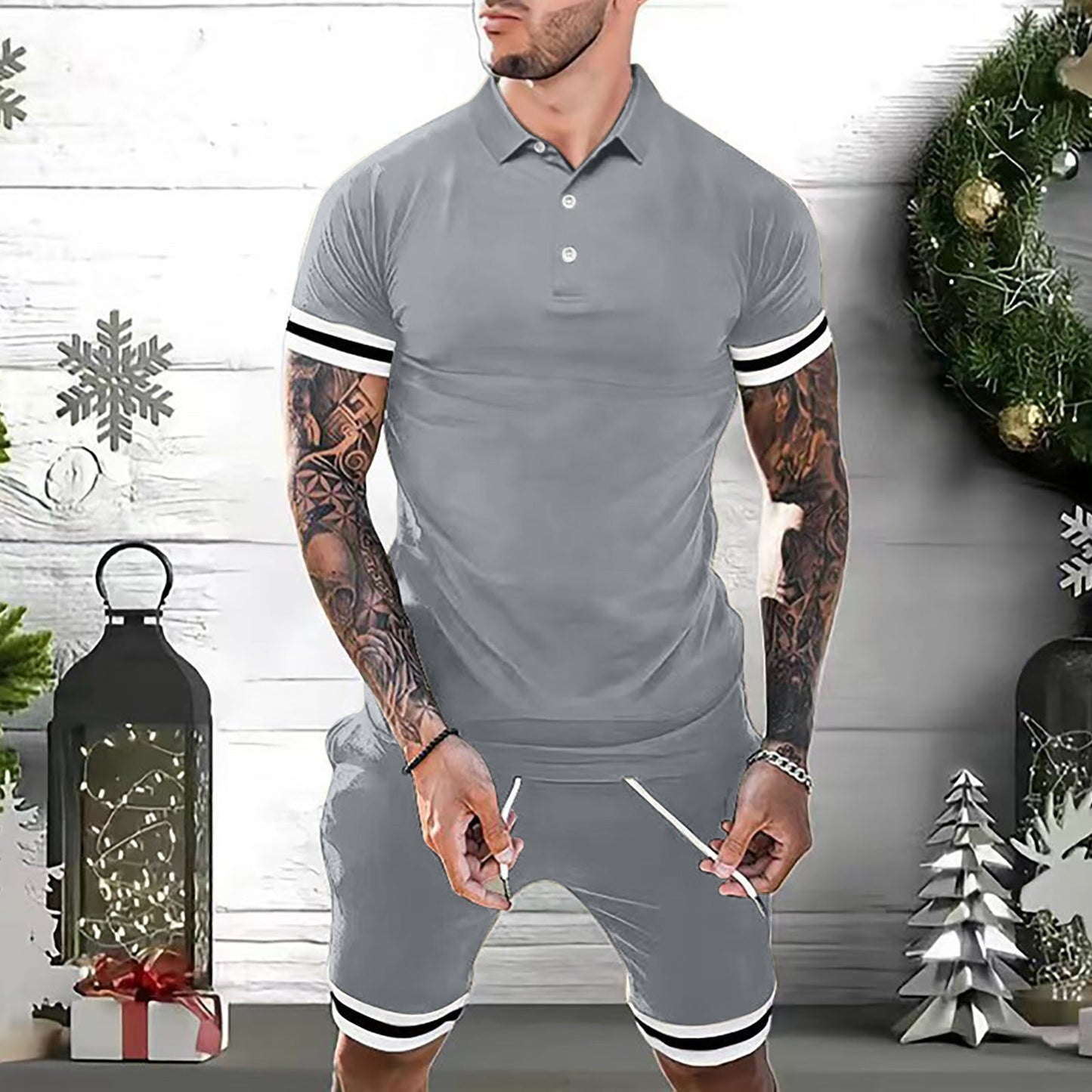 Dale – Ensemble de survêtement d'été pour homme en 2 pièces