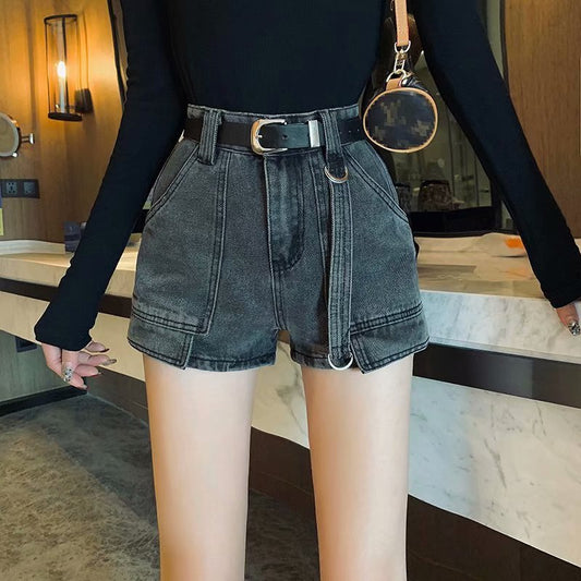 Michelle – Shorts en denim pour dames avec jambes larges