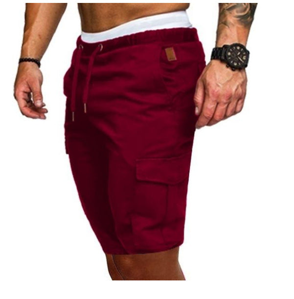 Dean – Enge Elastische Herren-Cropped-Shorts