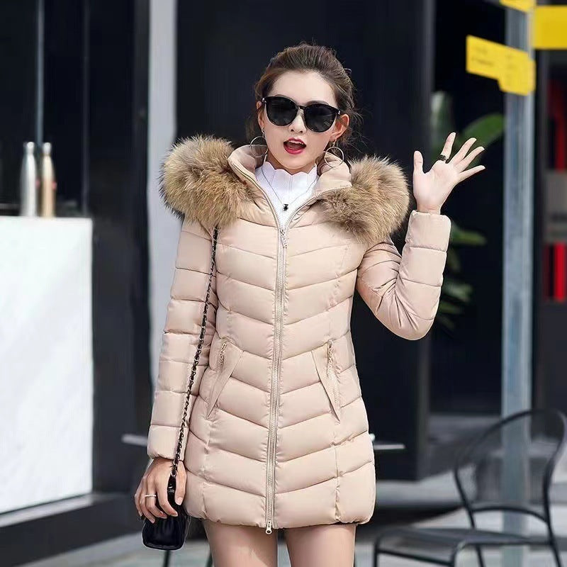 Phoebe – Veste d'hiver chaude avec capuche en fausse fourrure pour femmes