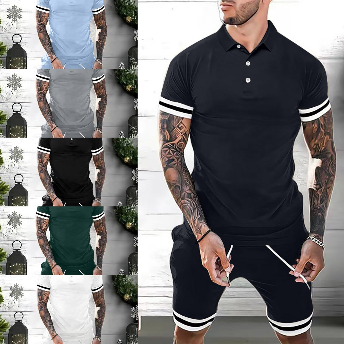 Dale – Ensemble de survêtement d'été pour homme en 2 pièces