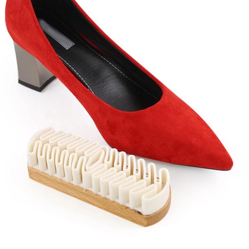 Gillian – Brosse de Nettoyage en Suède Vegan Premium pour Chaussures