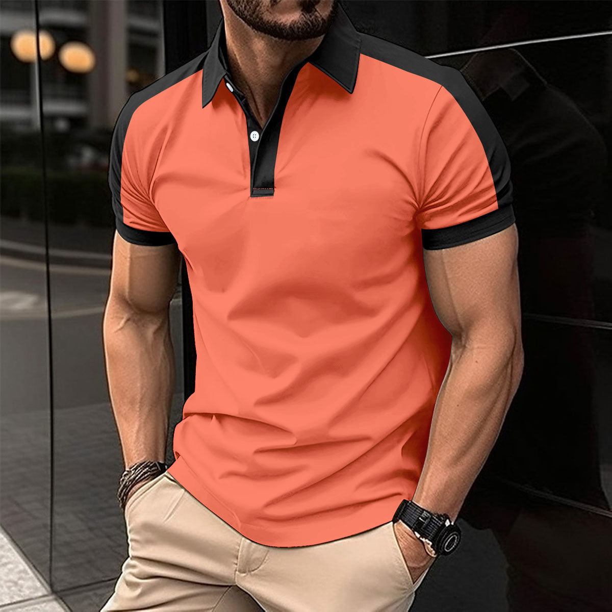 Jacob – Polo Business à Manches Courtes pour Hommes