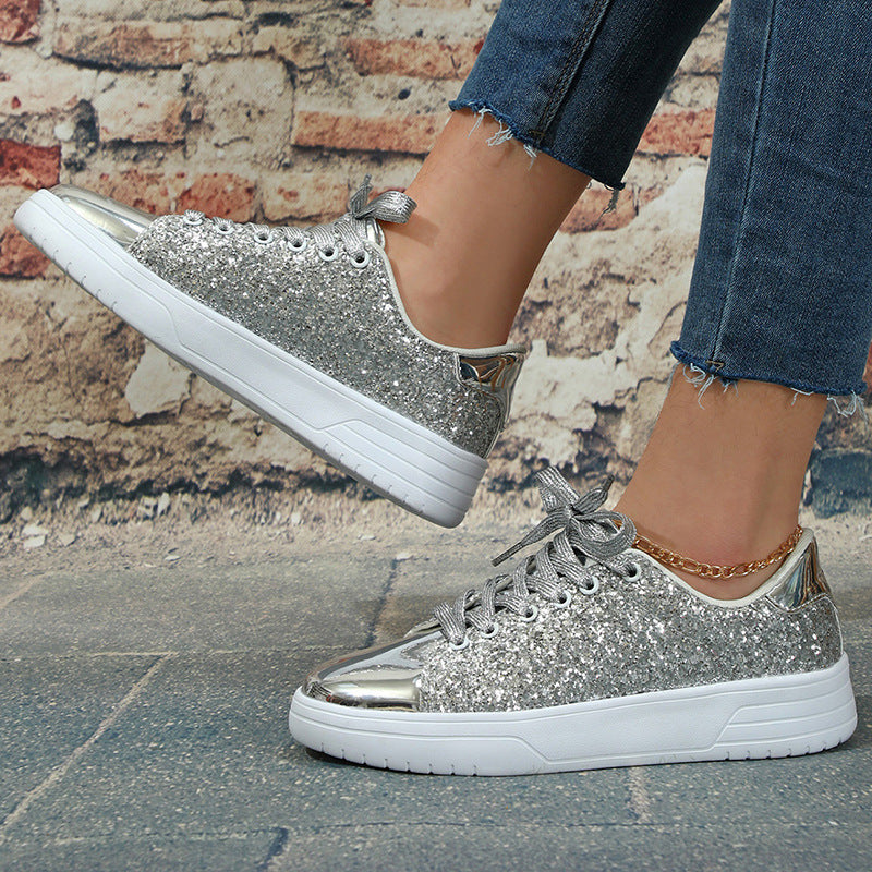 Alice – Chaussures de Sport Éclatantes pour Femmes avec Semelle Épaisse