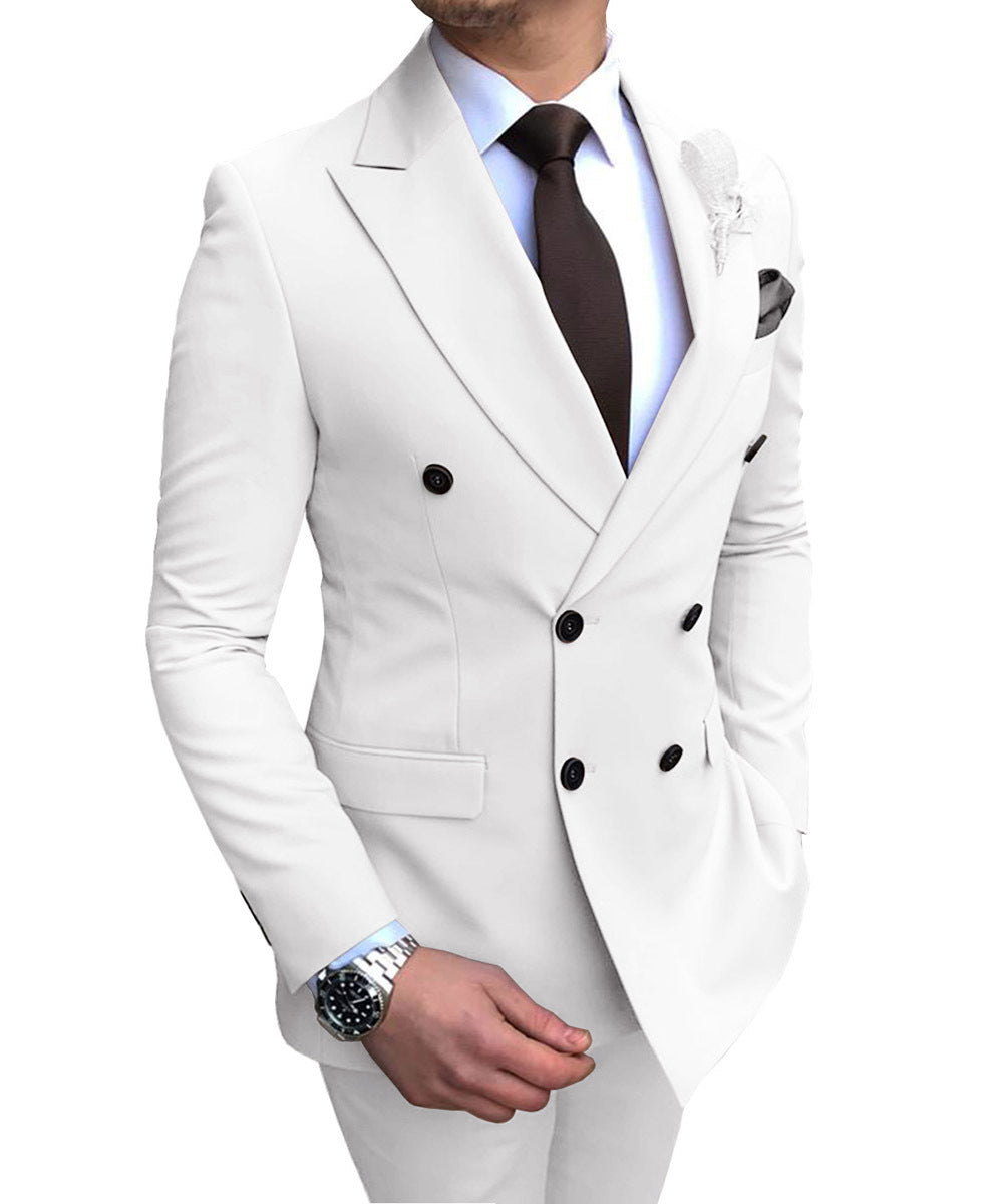 Micheal – Costume Double Boutonnage pour Invités de Mariage