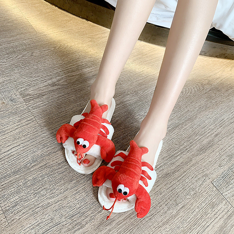 Lisa – Chaussons en Coton à Motif Crabe