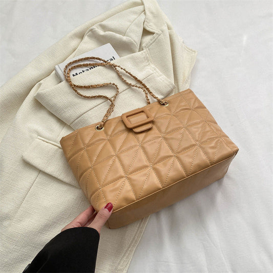 Jane – Sac à bandoulière élégant avec motif matelassé et chaîne