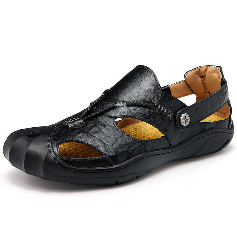 Darren – Sandales Confortables pour Hommes en Cuir Vegan