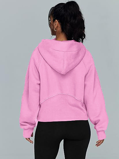 Sophia – Lässiger Damenkapuzenpullover mit Taschen