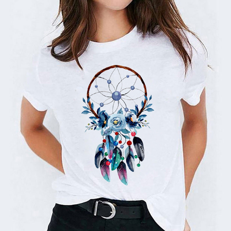 Mandy – T-shirt à Manches Courtes avec Motif Cartoon