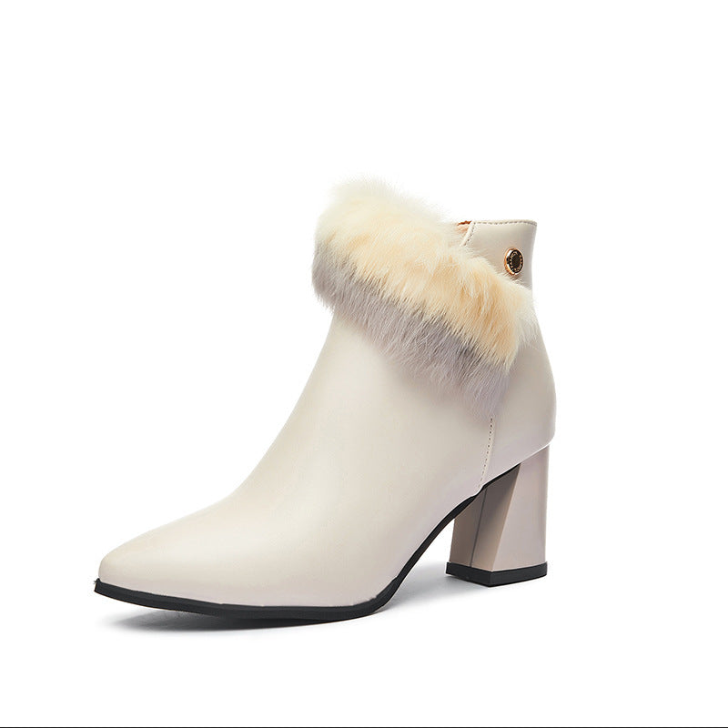 Helen – Bottes d'hiver pour femmes en cuir vegan haut de gamme
