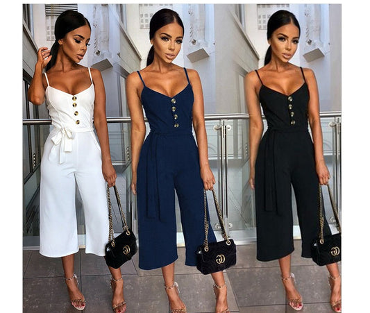 Julie – Jumpsuit élégant pour femme avec dos nu
