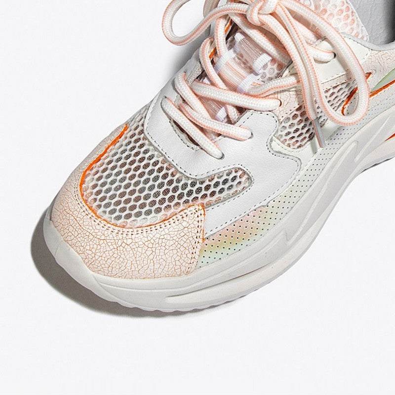Heidi – Baskets à Plateforme en Cuir Vegan pour Femmes
