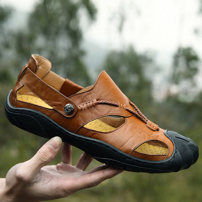 Darren – Sandales Confortables pour Hommes en Cuir Vegan