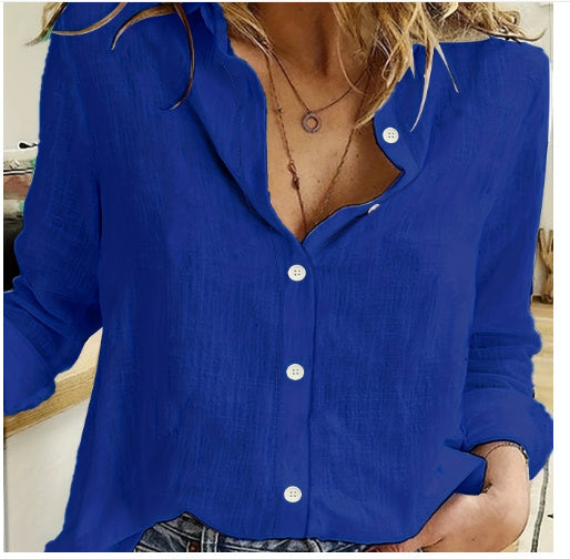 Jasmine – Cardigan décontracté à boutons et manches longues