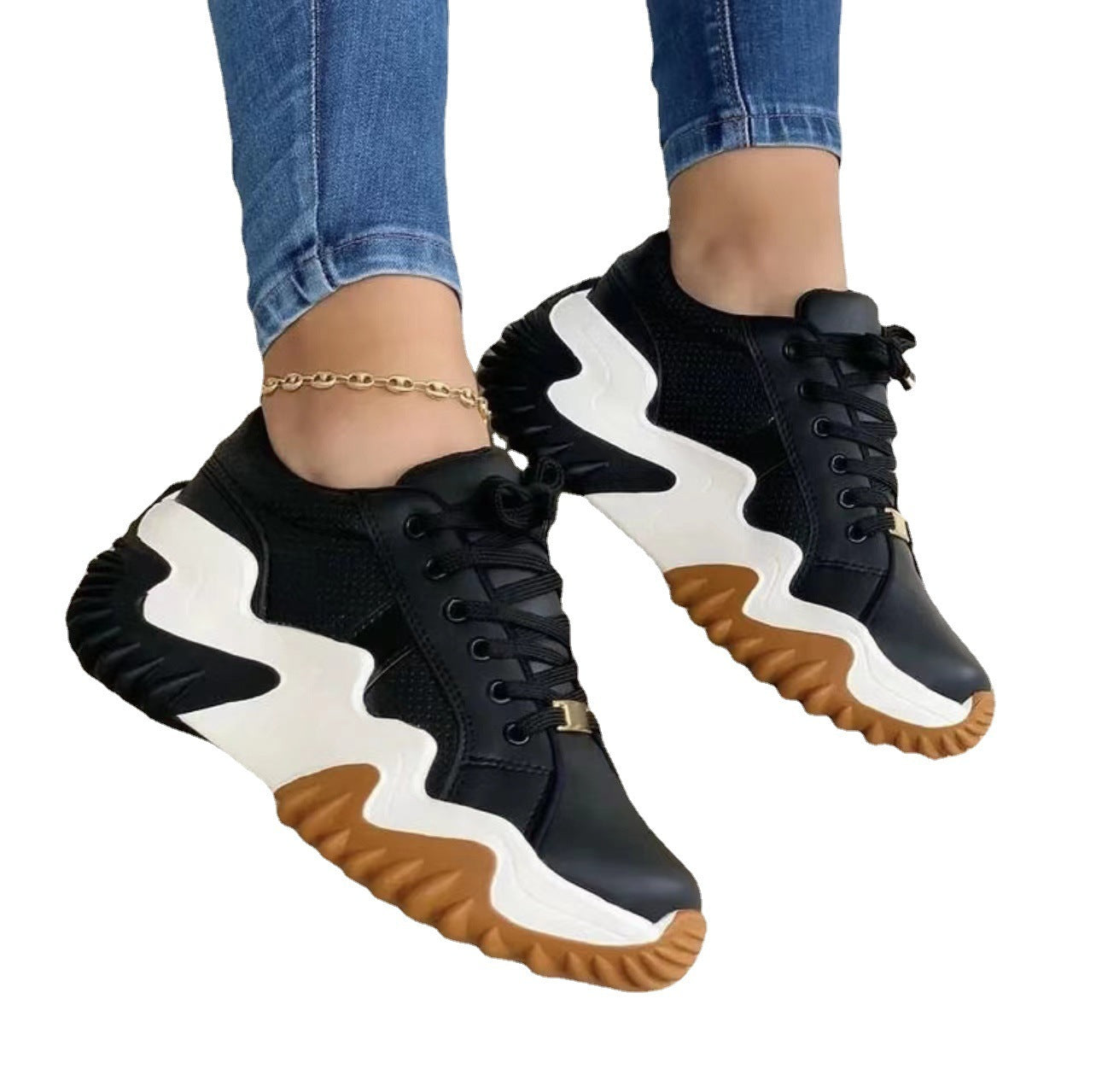 Brenda – Sneakers pour femmes en cuir vegan