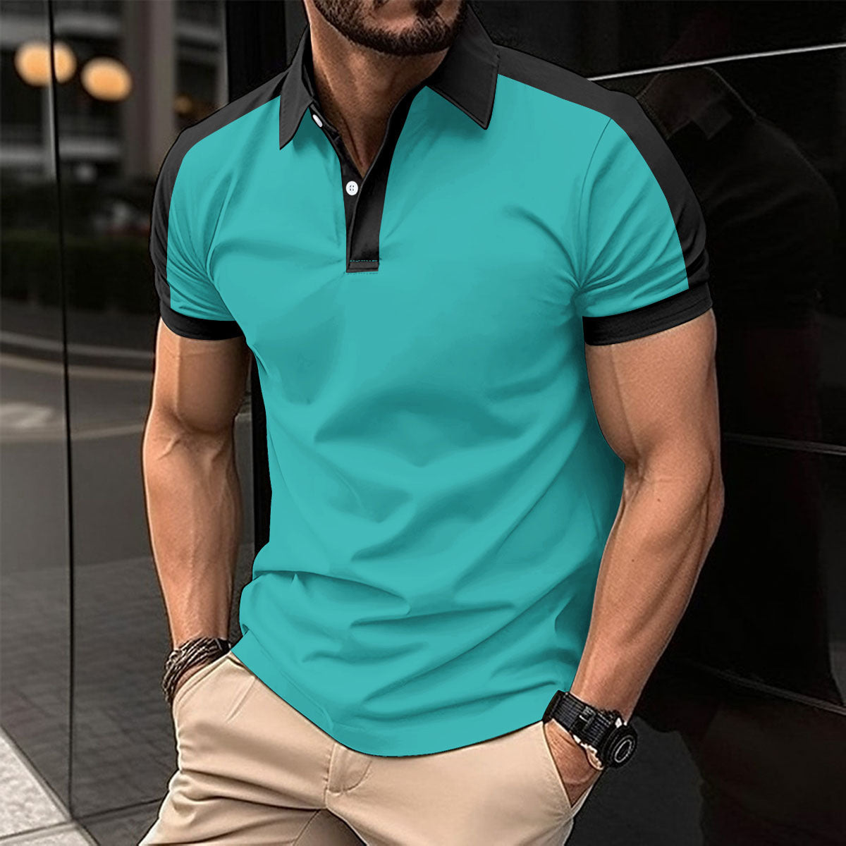 Jacob – Polo Business à Manches Courtes pour Hommes