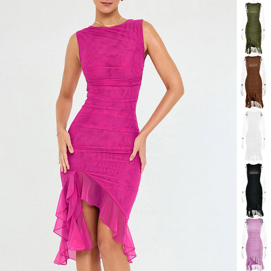 Amy – Robe de soirée sans manches ajustée