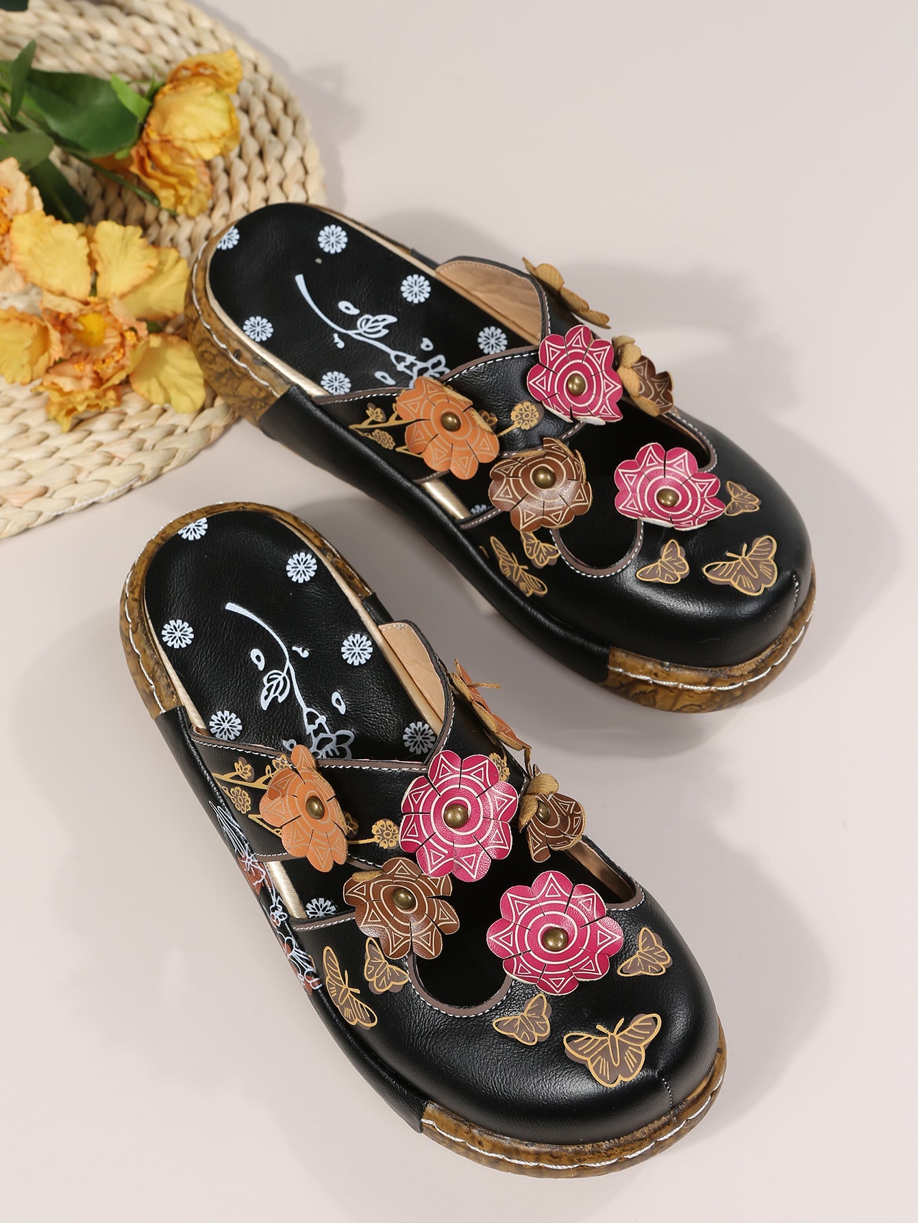 Lauren – Chaussons Fermés Antidérapants pour Femmes