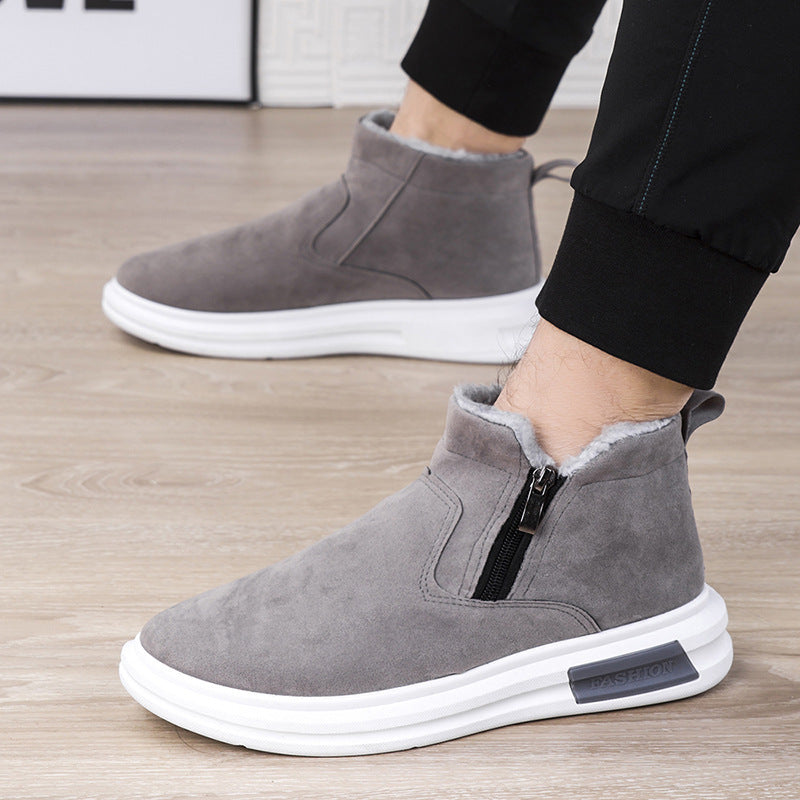 Bernard – Bottes d'hiver chaudes avec polaire et fermeture éclair latérale