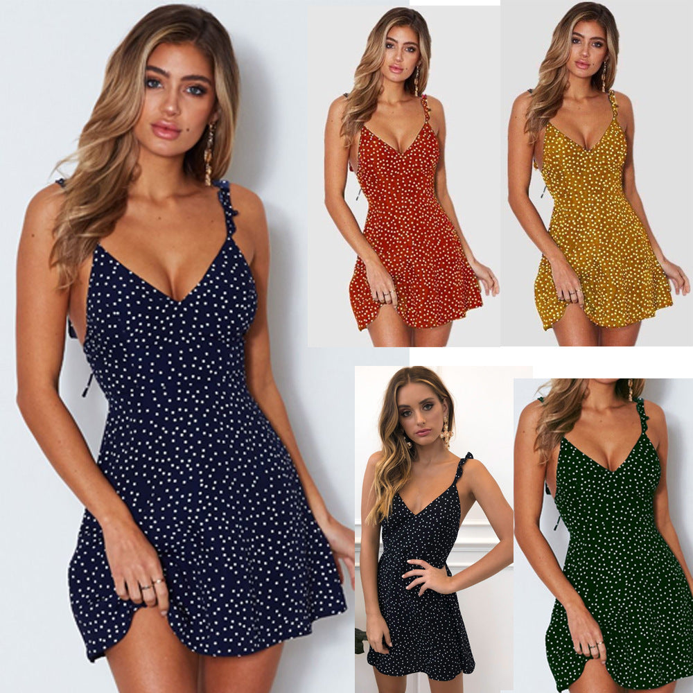 Faith – Robe de Plage à Pois pour Femme