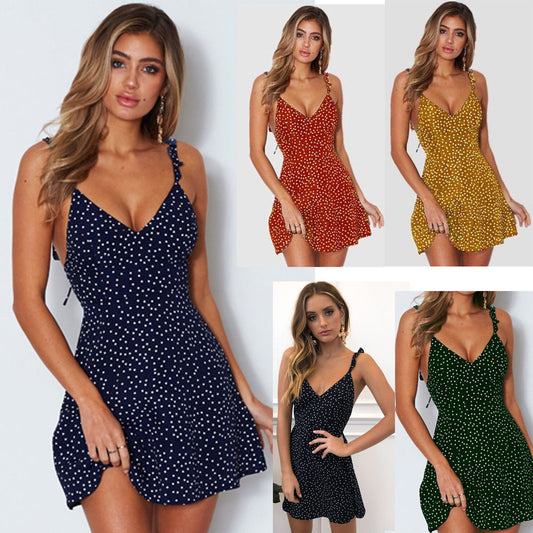 Faith – Robe de Plage à Pois pour Femme