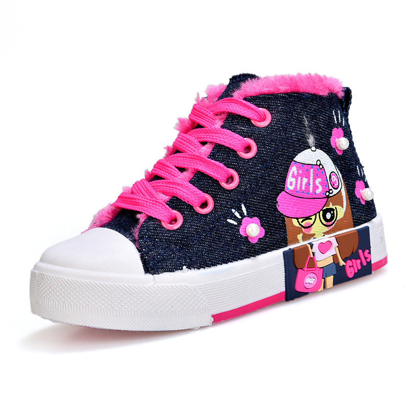 Wendy – Baskets en Toile pour Fille